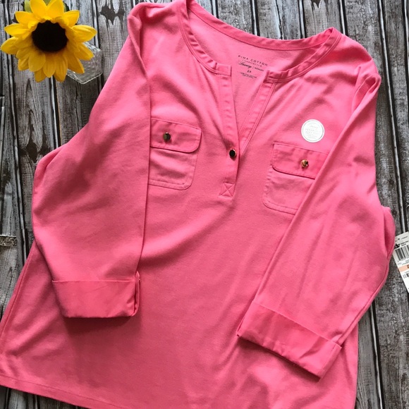 Charter Club Tops - NWT Charter Club pink top